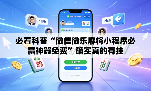 必看科普“微信微乐麻将小程序必赢神器免费	”确实真的有挂