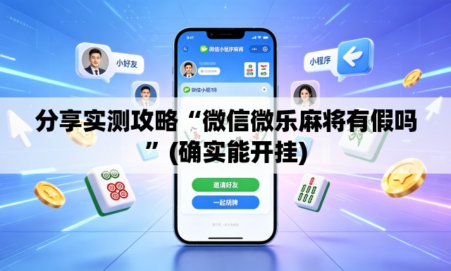分享实测攻略“微信微乐麻将有假吗”(确实能开挂)