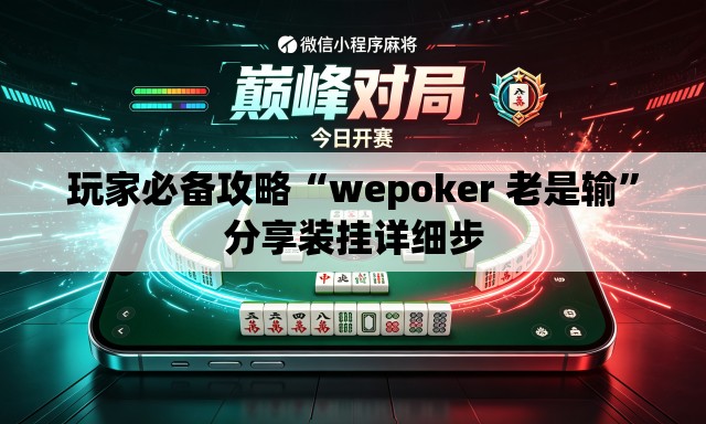 玩家必备攻略“wepoker 老是输”分享装挂详细步