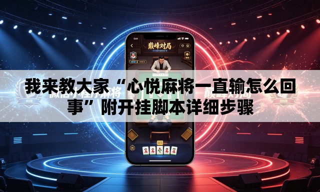 我来教大家“心悦麻将一直输怎么回事”附开挂脚本详细步骤