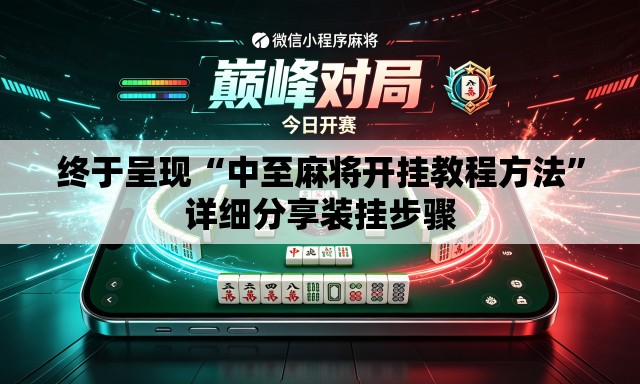 终于呈现“中至麻将开挂教程方法”详细分享装挂步骤