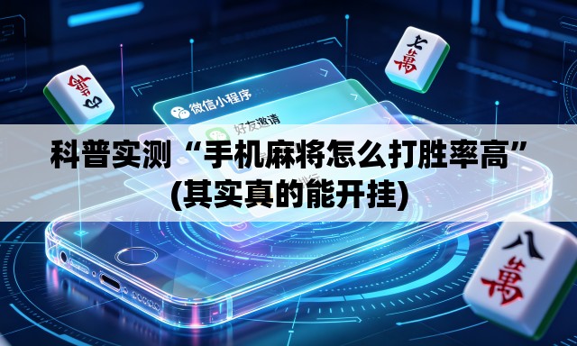 科普实测“手机麻将怎么打胜率高”(其实真的能开挂)