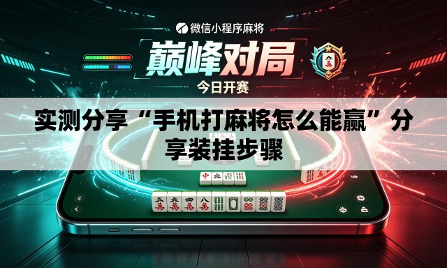 实测分享“手机打麻将怎么能赢”分享装挂步骤