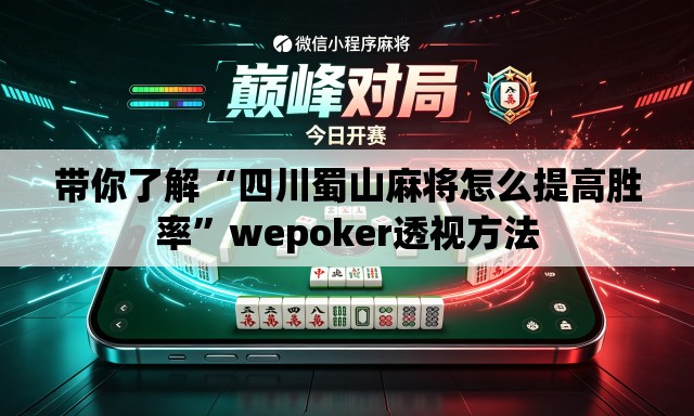 带你了解“四川蜀山麻将怎么提高胜率	”wepoker透视方法