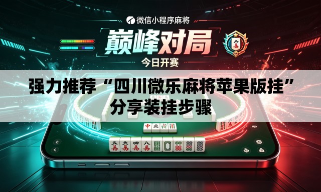 强力推荐“四川微乐麻将苹果版挂	”分享装挂步骤