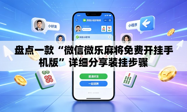盘点一款“微信微乐麻将免费开挂手机版”详细分享装挂步骤