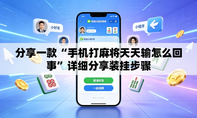 分享一款“手机打麻将天天输怎么回事”详细分享装挂步骤