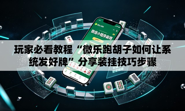 玩家必看教程“微乐跑胡子如何让系统发好牌	”分享装挂技巧步骤