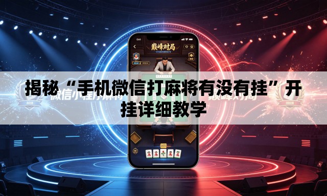 揭秘“手机微信打麻将有没有挂	”开挂详细教学