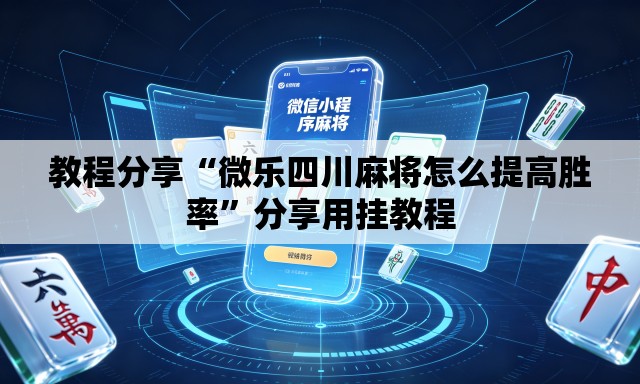 教程分享“微乐四川麻将怎么提高胜率”分享用挂教程