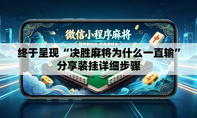 终于呈现“决胜麻将为什么一直输”分享装挂详细步骤