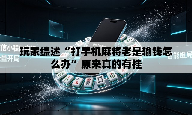 玩家综述“打手机麻将老是输钱怎么办”原来真的有挂