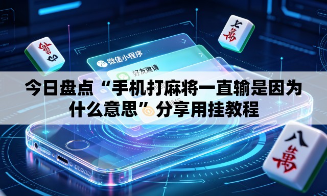 今日盘点“手机打麻将一直输是因为什么意思”分享用挂教程