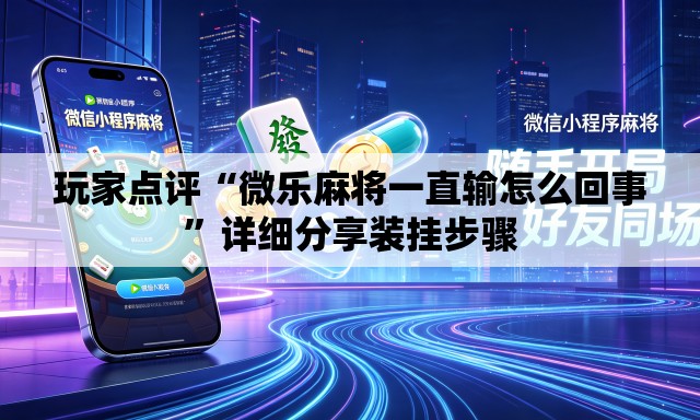 玩家点评“微乐麻将一直输怎么回事”详细分享装挂步骤