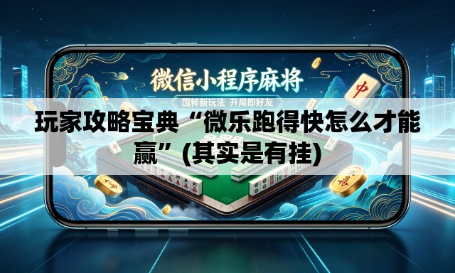 玩家攻略宝典“微乐跑得快怎么才能赢”(其实是有挂)